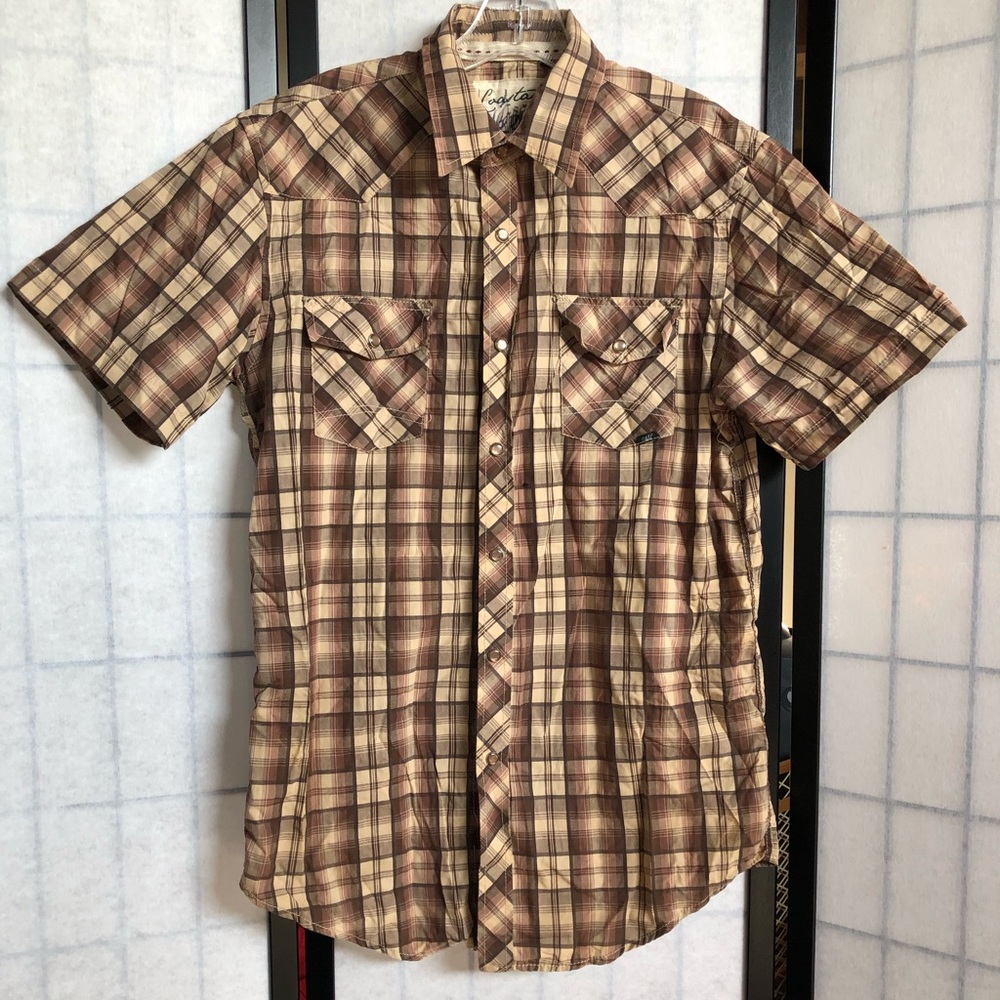 Men’s short sleeve button down shirt